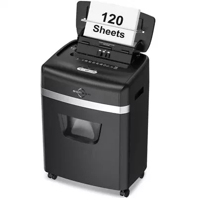 Shredder For Office 120-Sheet Auto Feed Paper Shredder Micro Cut Paper Shre... • $248.04