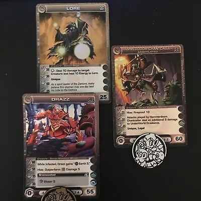 $3.66 • Buy Chaotic Cards Hammerdoom Chantcaller (MAX E), Lore, Drazz Super Rare Mini LOT