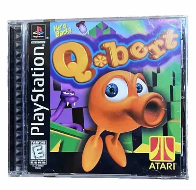 Qbert (Sony PlayStation 1 1999) PS1 Complete And Tested • $12.94