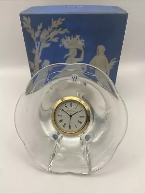 Wedgwood Crystal Strawberry Mantle Clock Boxed • $38.38