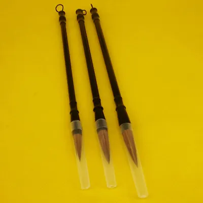 £5.99 • Buy 3 Pcs Weasel Hair Brush Pen Writing Painting Chinese Calligraphy Art Craft New