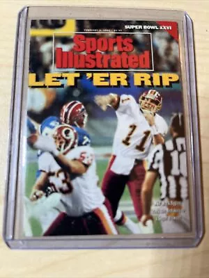 1999 Sports Illustrated Mark Rypien  Super Bowl XXVI Redskins Commanders Card • $4.99