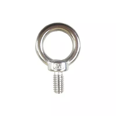 T316 Stainless Steel Lifting Eye Bolt 3/8  UNC (2 PCS ~ 100 PCS) • $15.53