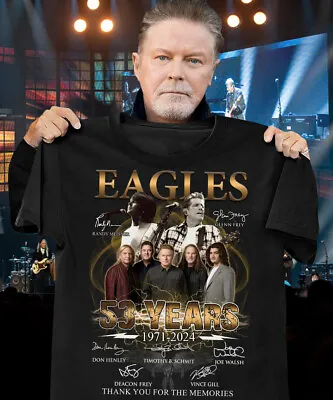 The Eagles Band 53rd Anniversary 1971 2024 Thank You For The Memories Shirt • $19.95