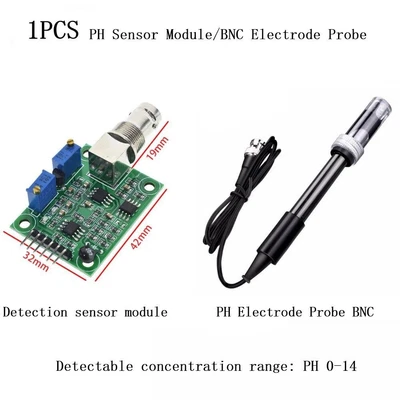 £15.52 • Buy Sensor Module Electrode Probe Controller/Detection PH Electrode Probe BNC