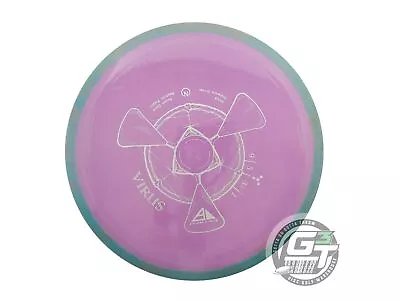USED Axiom Discs Neutron Virus 172g Purple Teal Rim Distance Driver Golf Disc • $12.99