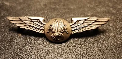 AMERICAN AIRLINES  SILVER FLIGHT ATTENDANT WINGS Vintage • $79