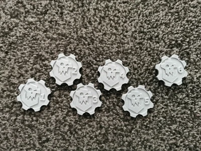 £7 • Buy Warhammer 40k Ork Objective Markers