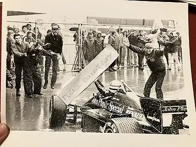 Ayrton Senna 1985 Portuguese Grand Prix Win Lotus 97T Professional Vintage Photo • £39.99