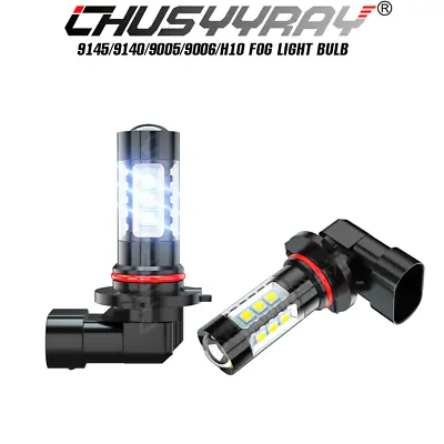 CHUSYYRAY 9145 9140 H10 LED Fog Light Bulbs For Ford F150 2004-2022 Super Bright • $12.49