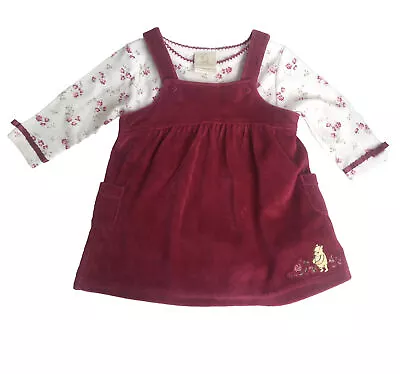 NWT Disney Classic Pooh Baby Size 3 Months Holiday Velour Baby’s 3 Piece Outfit • $25.91