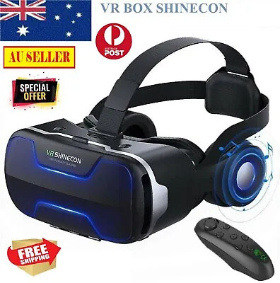 $59.70 • Buy 3D Shinecon VR 4.0 Virtual Reality Headset Box Glasses For Android Game Movie