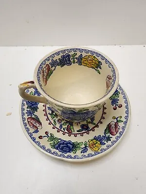 Mason's Regency Plantation Colonial Teacup And Saucer • £14.45