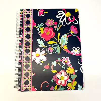 Vera Bradley Floral Spiral Notebook Interior Pocket College Ruled 8.25  X 5.75  • $10