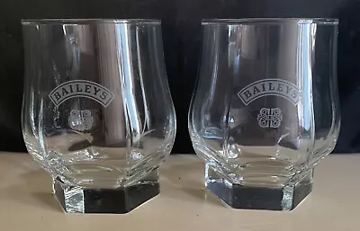 Baileys Irish Cream 2 X Round  Liquor Tumbler Glasses  260ml • $55