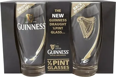 Guinness Set Of 2 Glasses Half Pints • £15.99