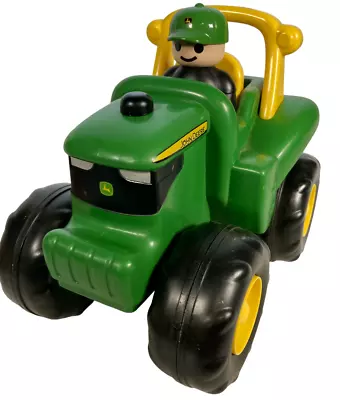 John Deere Tractor Push And Pull Tractor Toy Green/Yellow Toddler Preschool Toy • $7.88