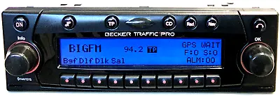 Becker Traffic Pro BE 4725 Car Radio CD Display Blue + GPS Antenna AG13 + Built-in Wrkzg • $269.43