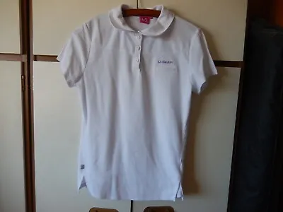 Ladies White LA Gear Polo Shirt Size 14 • £2.99