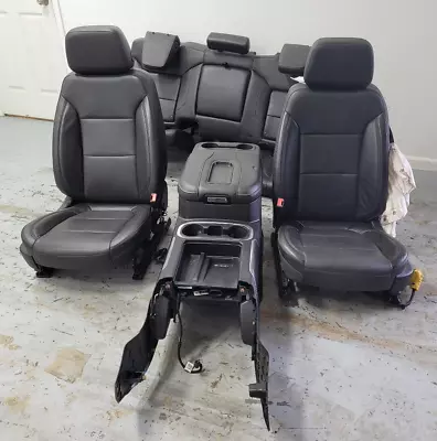 2019-2022 Chevrolet Silverado 1500  Leather Seat Set; New Style; Bucket & Bench  • $3285