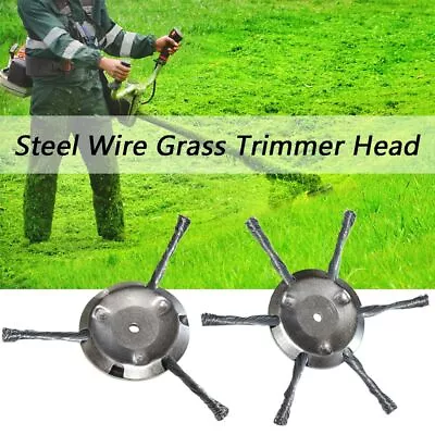 Head Outdoor Tool 3 Or 6-Cutter Brushcutter Grasss Trimmer Head Wire Weed Blade • $18.01