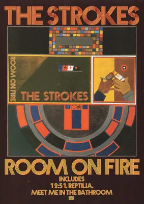 The Strokes - Room On Fire - Full Size Magazine Advert • £5.99