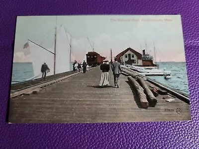 Antique The Railroad Dock Provincetown MA Cape Cod • $8