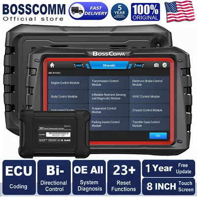 Auto Bidirectional OBD2 Scanner All System ECU TPMS KEY Coding Diagnostic Tool • $299