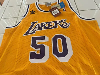 Magic Johnson Los Angeles Lakers 50th Anniversary Jersey By Adidas. Size XL. NWT • $50