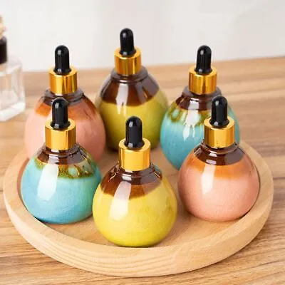 Colorful Retro Essential Oil Bottle Refillable Bottle Aromatherapy Diffuser 90ML • $14.45