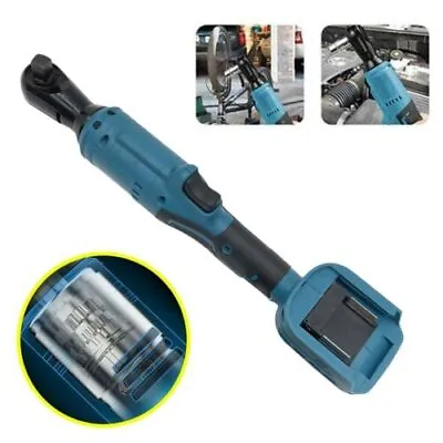 Electric Cordless Ratchet Wrench 130Nm 1/2'' Right Angle For Makita 18V ！ • £65.99