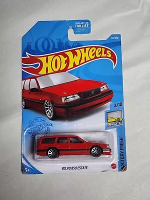 Hot Wheels Red 2021 #43 Volvo 850 Estate Station Wagon Factory Fresh Sunroof • $3.37