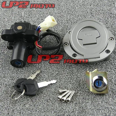 Ignition Switch Lock Key Gas Cap Set For YAMAHA YZF R1 2004-2014 YZF R6 2006-16 • $52.29