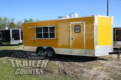 $6900 • Buy New 2023 8.5x20 V Nose Enclosed Mobile Kitchen Food Truck Vending Bbq Trailer