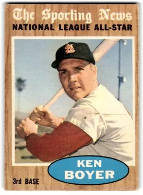 1962 Topps Ken Boyer St. Louis Cardinals #392 • $2.50