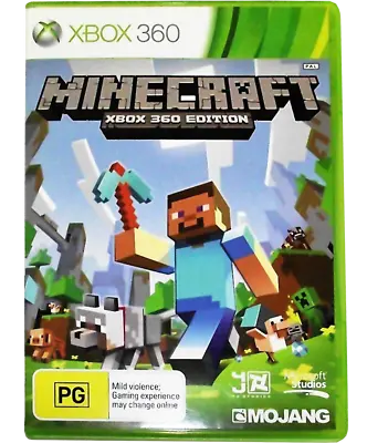 Minecraft Microsoft XBOX 360 PAL • $39.90