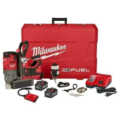 Milwaukee 2788-22HD M18 FUEL 18V 1-1/2  Lineman Magnetic Drill High Demand Kit • $2500