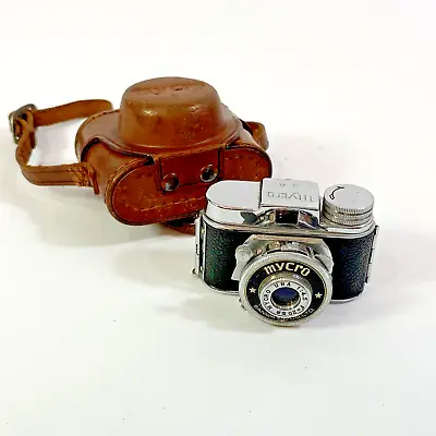 Mycro III A Subminiature Spy Film Camera And Case F-20mm 1:4.5 • $99.98