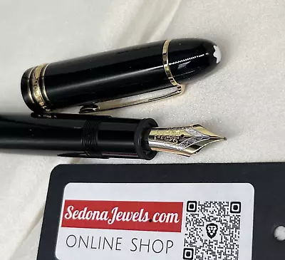 Montblanc Meisterstück Gold-Coated 149 Fountain Pen Fine F  115383 Aka Diplomat • $969