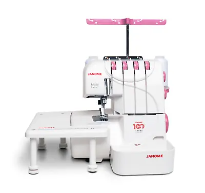 Janome 793PG Anniversary Edition Pink 3/4 Thread Serger Sewing Machine • $369