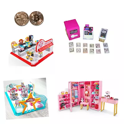 Zuru Mini Brands Playsets Play Money Cash Registers & More. You Choose • $3.50