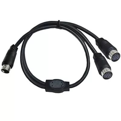 S-Video 9 Pin Mini DIN Y Splitter Cable Mini 9-Pin DIN S-Video Male To 2 Fema... • $18.50