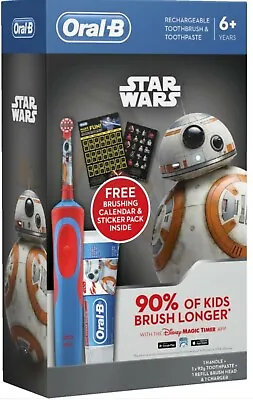 $45 • Buy Oral B Stages Kids Star Wars Gift Pack Calendar And Stickers 6+ Years 