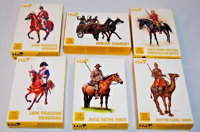 6 Vintage Hat 1/72 Scale Toy Soldier Made In England Lot LX7 • $17.48