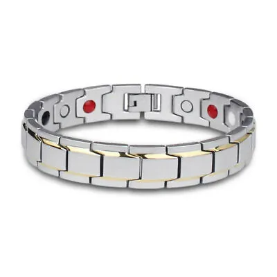 Therapeutic Energy Healing Magnetic Bracelet Therapy Arthritis Men Women Jewelry • $4.09