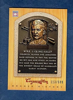 #49 MIKE KING KELLY Cubs-Braves-Reds-Giants #113/599 | Panini Bronze HOF History • $4.50