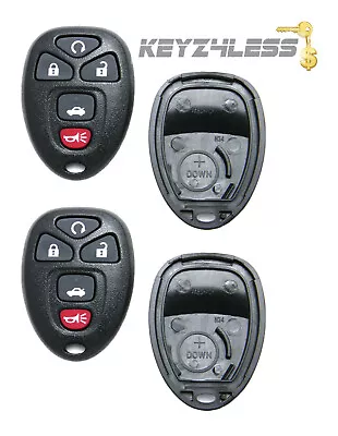 2 New Replacement Keyless Entry Remote Car Key Fob Shell Case Pad GM 22733524 • $6.95