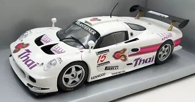 Chrono 1/18 Scale H1072 - Lotus Elise GT1‘thai’ #15 R. Prutirat 1997 - White • £79.99