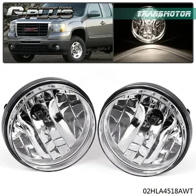 Fit For 07-13 GMC Sierra 1500 2500HD 3500HD Fog Lights Bumper Lamp Left&Right • $20.85