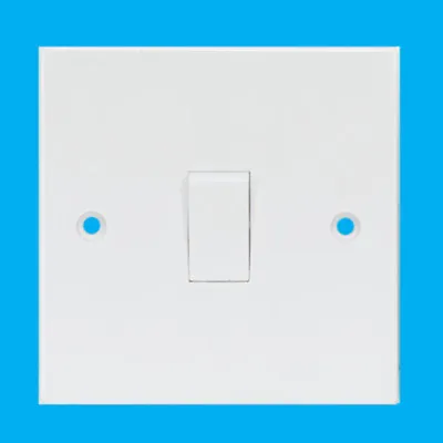 White 1 Gang 3 Way Intermediate Mains Wall Light Lamp Switch 10A 240V • £5.49